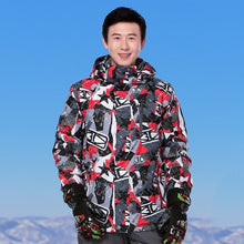 Load image into Gallery viewer, Men Skiing Jackets Winter Outdoor Thermal Waterproof Windproof Snowboard Jackets Climbing Male Snow Skiing Sport Clothes