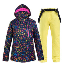 Load image into Gallery viewer, Winter Women's Ski Suit Female High Quality Ski Jacket + Pants Snow Warm Waterproof Windproof Skiing Snowboarding Suits Brands