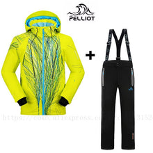 Load image into Gallery viewer, DHL FREE Pelliot High quality Outdoor Winter Men's Ski Suit Waterproof Skiing/Snow/Skate Sports Skiing Jacket Sets pants