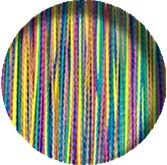 Load image into Gallery viewer, Braided fishing line AQUA PE ULTRA Cast Multicolor (150m)