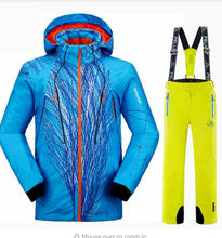 Load image into Gallery viewer, DHL FREE Pelliot High quality Outdoor Winter   Men&#39;s Ski Suit Waterproof Skiing/Snow/Skate Sports Skiing Jacket Sets pants
