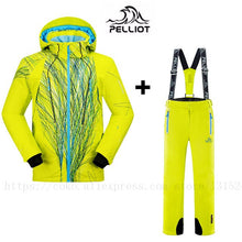 Load image into Gallery viewer, DHL FREE Pelliot High quality Outdoor Winter   Men&#39;s Ski Suit Waterproof Skiing/Snow/Skate Sports Skiing Jacket Sets pants
